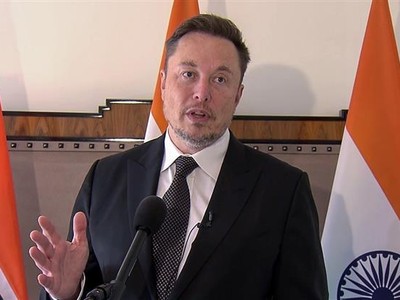 Tỷ phú Elon Musk phát biểu tại New York, Mỹ. Ảnh: ANI/TTXVN