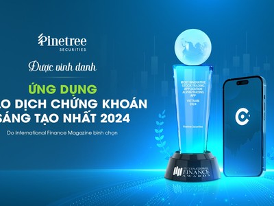 Pinetree đạt giải ‘Ứng dụng giao dịch 99Kl99 link đăng nhập sáng tạo nhất năm 2024