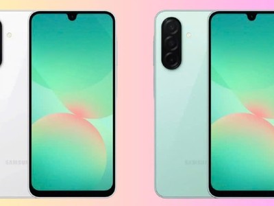 Galaxy A26 có thiết kế camera trước dạng "giọt nước". Ảnh: Samsung