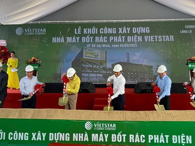 TP.HCM khởi công dự án nhà máy đốt rác phát điện 3.500 tỷ đồng 