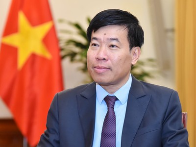 Thứ trưởng Bộ Ngoại giao Nguyễn Mạnh Cường. Ảnh: Bộ Ngoại giao