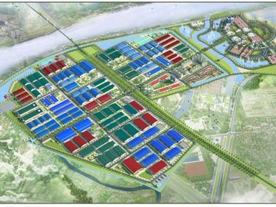 Phối cảnh Khu công nghiệp Hải Long (VSIP Nam Định).
