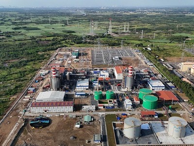 Dự án điện khí LNG Nhơn Trạch 3 & 4 sẽ vào vận hành thương mại trong năm 2025. 