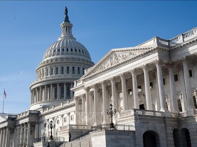 Tòa nhà Quốc hội Mỹ tại Washington, D.C. Ảnh: THX/TTXVN