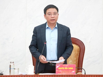 Bí thư Đảng ủy, Bộ trưởng Bộ Kl991.com nạp rút nhanh Nguyễn Văn Thắng chủ trì Hội nghị. Ảnh: Đức Minh