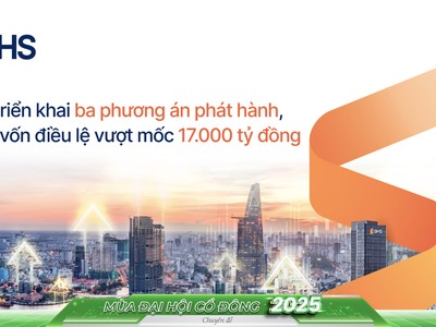 SHS triển khai ba phương án phát hành, nâng vốn điều lệ vượt mốc 17.000 tỷ đồng