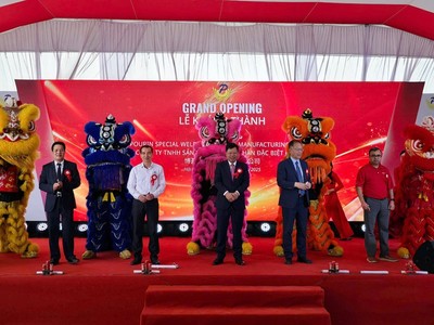 Hải Phòng: Khánh thành nhà máy hàn đặc biệt có vốn 59 triệu USD 