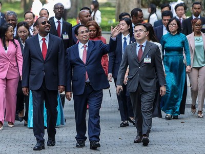 Thủ tướng Phạm Minh Chính đón, hội đàm với Thủ tướng Ethiopia 