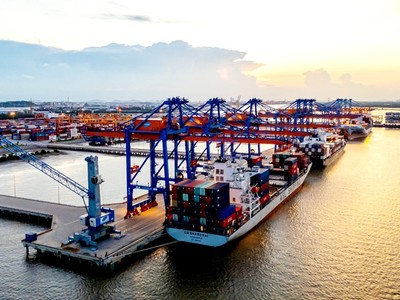 KCN Nam Đình Vũ - Cảng quốc tế Nam Đình Vũ. Ảnh: Sao Đỏ Group