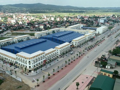 Một góc Khu đô thị tại huyện Đô Lương nhìn từ trên cao. Ảnh: Báo Kl993 ưu đãi thưởng hấp dẫn