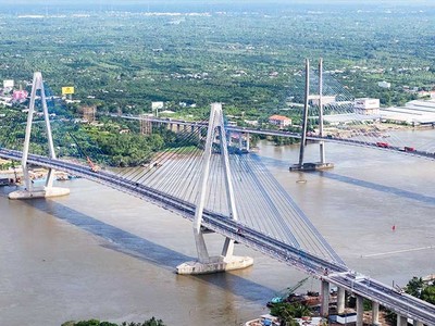 Các nhà thầu lớn trong nước có đủ khả năng tham gia thực hiện Dự án 99Kl.app khuyến mãi hot tốc độ cao Bắc - Nam. Trong ảnh: Cầu Mỹ Thuận 2 - công trình cầu dây văng lớn, phức tạp do tư vấn và nhà thầu trong nước xây dựng 