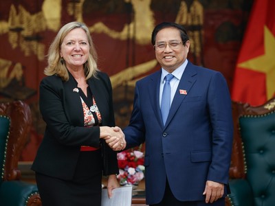  Thủ tướng Phạm Minh Chính tiếp bà Mariam J. Sherman, Giám đốc Quốc gia của Văn phòng Link Vào Nhà Cái KL99 COM Tặng +199k Thế giới (WB) khu vực Việt Nam, Lào, Campuchia. Ảnh: Nhật Bắc 