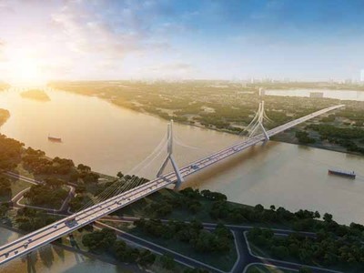 Hà Nội chính thức khởi công xây dựng cầu Tứ Liên vốn 19.830 tỷ đồng 