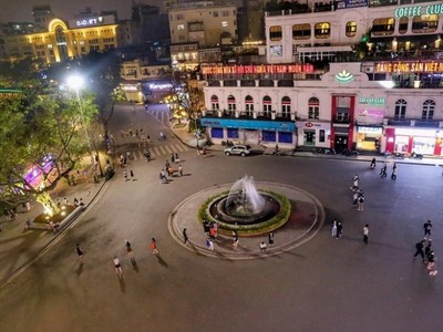 UBND Thành phố Hà Nội điều chỉnh mở rộng quảng trường Đông Kinh Nghĩa Thục, quận Hoàn Kiếm.
