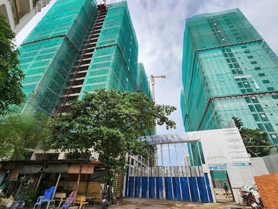 Dự án nhà ở Trang Chủ KL99Com Số 1 Link Đăng Ký KL999 có tên thương mại là Phú Thọ DMC (quận 10, TP.HCM) đã cơ bản xây dựng xong phần khung.