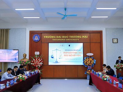 Hội thảo khoa học quốc gia “Kl992 Tham Gia Ngay vì mục tiêu phát triển bền vững”. Ảnh: Hùng Anh 