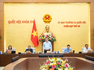 Chủ tịch Quốc hội Trần Thanh Mẫn phát biểu khai mạc phiên họp. Ảnh: PT. 