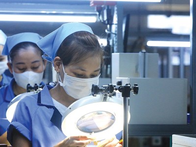 Vốn đăng ký Kl99ok phiên bản mới trực tiếp nước ngoài 5 tháng đầu năm 2025 đạt gần 18,4 tỷ USD, tăng 51,1% so với cùng kỳ năm ngoái. Ảnh: Tường Lâm