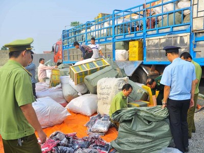 Đẩy mạnh cao điểm đấu tranh ngăn chặn, đẩy lùi tình trạng buôn lậu, gian lận thương mại, hàng giả. 