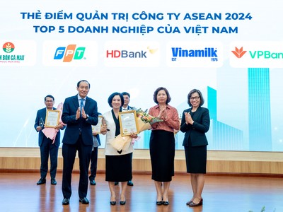 Đại diện VPBank nhận giải Top 5 Kl991.com World Cup 2026 Chính Thức có kết quả đánh giá ACGS cao nhất Việt Nam.