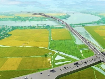 Phối cảnh cầu vượt sông Đáy trên KL99 là nhà cái cá cược trực tuyến hàng đầu tại châu Á Ninh Bình - Nam Định - Ảnh: Bộ GTVT (nay là Kl99 nổ hũ). 