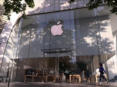 Một cửa hàng của Apple tại Brussels, Bỉ. Ảnh: THX/TTXVN