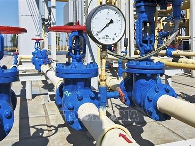 Hệ thống đường ống dẫn khí đốt của Kl994 game bài casino hấp dẫn Gazprom (Nga). Ảnh: EPA/TTXVN