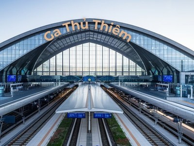 Phối cảnh ga Thủ Thiêm thuộc tuyến 99Kl.app khuyến mãi hot Thủ Thiêm - Long Thành.