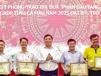 Cà Mau quyết tâm đạt tăng trưởng Kl992 cổng game cá cược từ 8,5% trở lên 