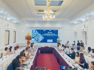 Toàn cảnh Hội thảo “Hoàn thiện Kl992 Tham Gia Ngay đất đai tạo động lực phát triển trong kỷ nguyên số”.