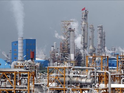 Cơ sở khai thác khí đốt South Pars ở cảng Assaluyeh, miền Nam Iran. Ảnh: AFP/TTXVN
