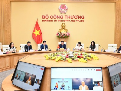 Bộ trưởng Nguyễn Hồng Diên điện đàm với Bộ trưởng Ngoại giao Brazil thúc đẩy đàm phán FTA Việt Nam - Mercosur. 