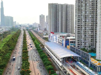 TP.HCM đã xây dựng kế hoạch Kl99ok phiên bản mới đồng loạt và hoàn thành 7 tuyến metro với tổng chiều dài 355 km từ nay đến năm 2035. Ảnh: Minh Trí