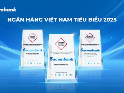 Sacombank (STB) tiếp tục được vinh danh tại giải thưởng Link Vào Nhà Cái KL99 COM Tặng +199k Việt Nam tiêu biểu 2025