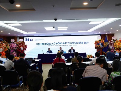 Toàn cảnh Đại hội đồng Trang Chủ KL99Com Số 1 Link Đăng Ký KL999 bất thường năm 2025 của Vinaconex-ITC tại Hà Nội ngày 26/9