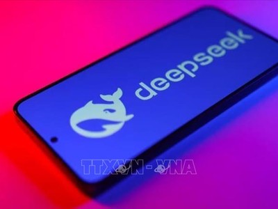 Biểu tượng của Deepseek. Ảnh: REUTERS/TTXVN