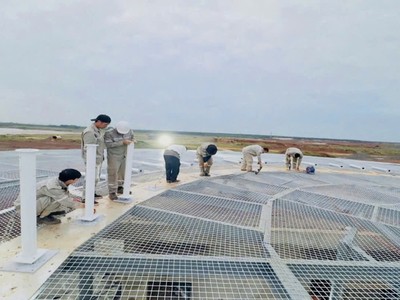 Đội ngũ kỹ sư, công nhân hoàn thành lắp đặt hệ thống “mắt dẫn đường” DVOR/DME hiện đại tại Sân bay Long Thành