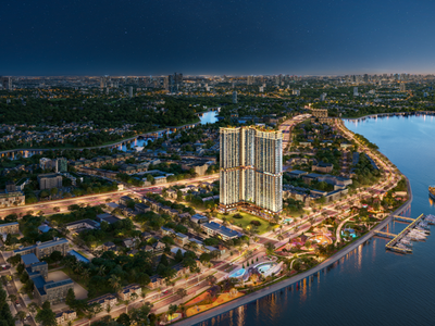 Cơ hội sở hữu căn hộ chuẩn resort bên sông A&T Saigon Riverside trong đợt công bố đầu tiên với mức giá chỉ từ 52 triệu/m2