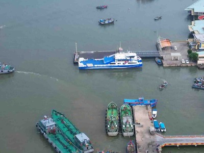 Cận cảnh vị trí dự kiến xây tuyến đường vượt biển Cần Giờ nối Vũng Tàu 