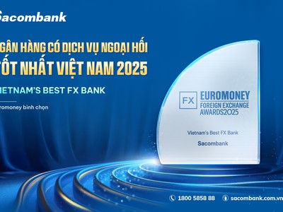 Sacombank năm thứ 3 liên tiếp được Euromoney vinh danh “Link Vào Nhà Cái KL99 COM Tặng +199k có dịch vụ ngoại hối tốt nhất Việt Nam”