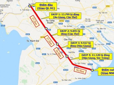 Dự án Kl99ok phiên bản mới xây dựng đường bộ KL99 là nhà cái cá cược trực tuyến hàng đầu tại châu Á Châu Đốc - Cần Thơ - Sóc Trăng. Ảnh VGP. 