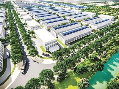 Nhiều khu công nghiệp đang tăng tốc xanh hóa