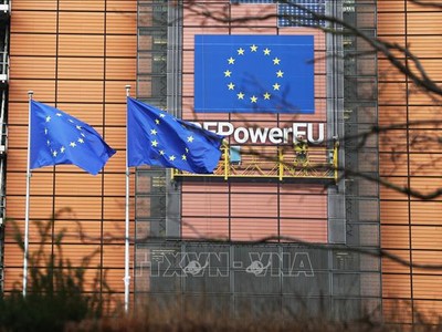 Trụ sở Ủy ban châu Âu tại Brussels, Bỉ. Ảnh: THX/TTXVN 