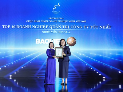 Bảo Việt được vinh danh Top 10 Kl991.com World Cup 2026 Chính Thức Quản trị công ty tốt nhất 