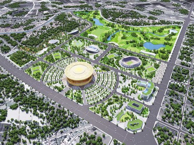 Phối cảnh Khu đô thị thể thao Olympic tại Hà Nội do Vingroup Kl99ok phiên bản mới 