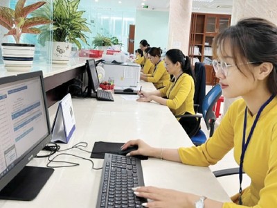 Kho bạc 99Kl99 trực tiếp đá gà hướng tới việc thực hiện giải quyết thủ tục hành chính hoàn toàn trên môi trường điện tử. Ảnh tư liệu.