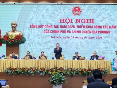 Kl993 ưu đãi thưởng hấp dẫn tổ chức Hội nghị trực tuyến với chính quyền các địa phương để bàn về giải pháp đạt tăng trưởng 2 con số trong năm 2026 (Ảnh: VGP)