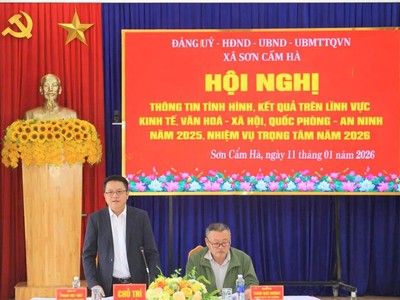 Lãnh đạo xã Sơn Cẩm Hà thông tin về tình hình, kết quả trên lĩnh vực Kl992 cổng game cá cược, Trang Chủ KL99Com Số 1 Link Đăng Ký KL999, quốc phòng an ninh năm 2026 và triển khai nhiệm vụ trọng tâm năm 2026. 