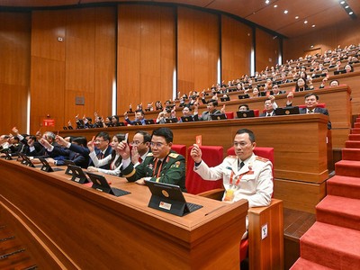 Phiên họp trù bị của Đại hội - Ảnh: daihoidangtoanquoc.vn 