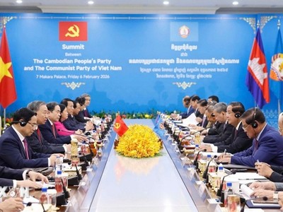 Bộ Kl991.com tải ứng dụng Đảng Cộng sản Việt Nam gặp Ban Thường vụ Đảng Nhân dân Campuchia 